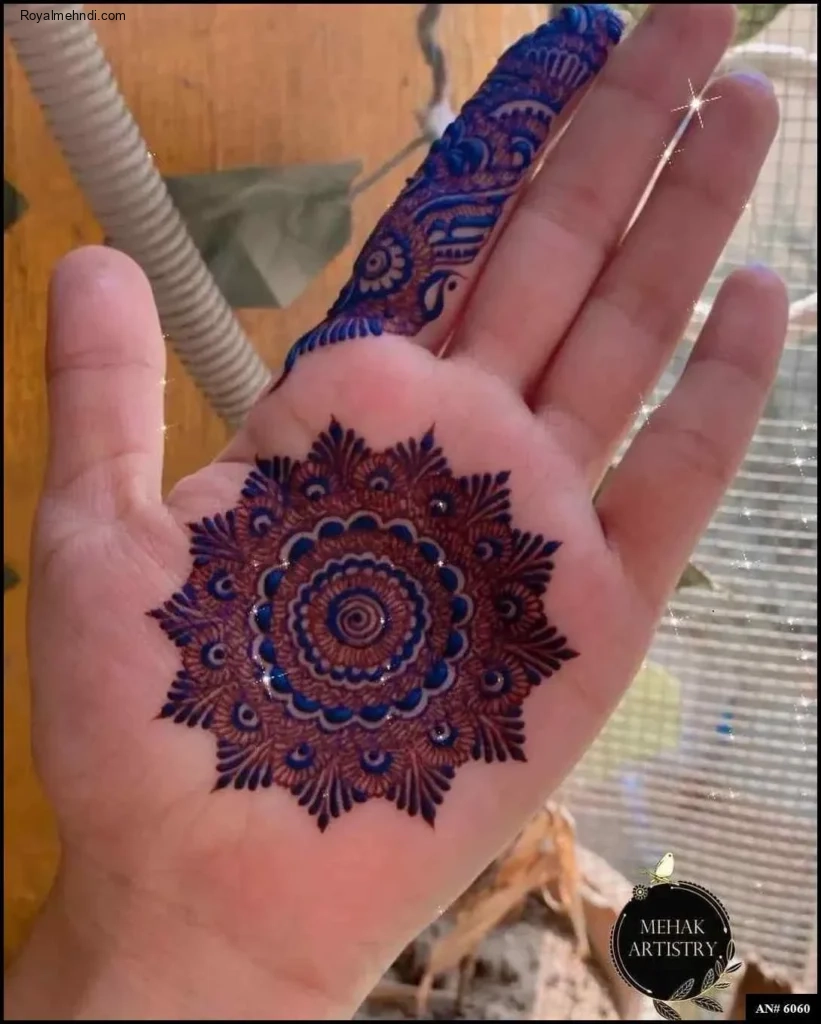 palm mehndi design