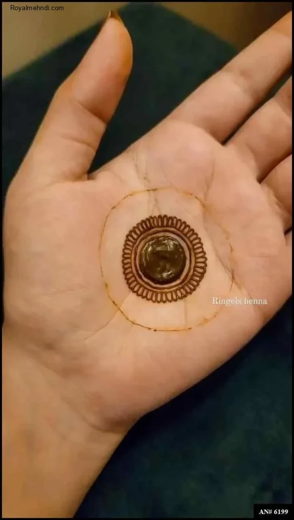 palm mehndi design