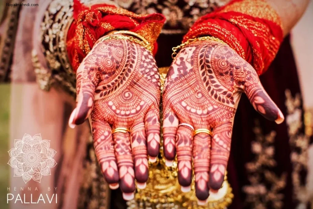palm mehndi design