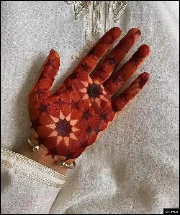 palm mehndi design
