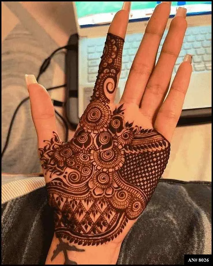 palm mehndi design