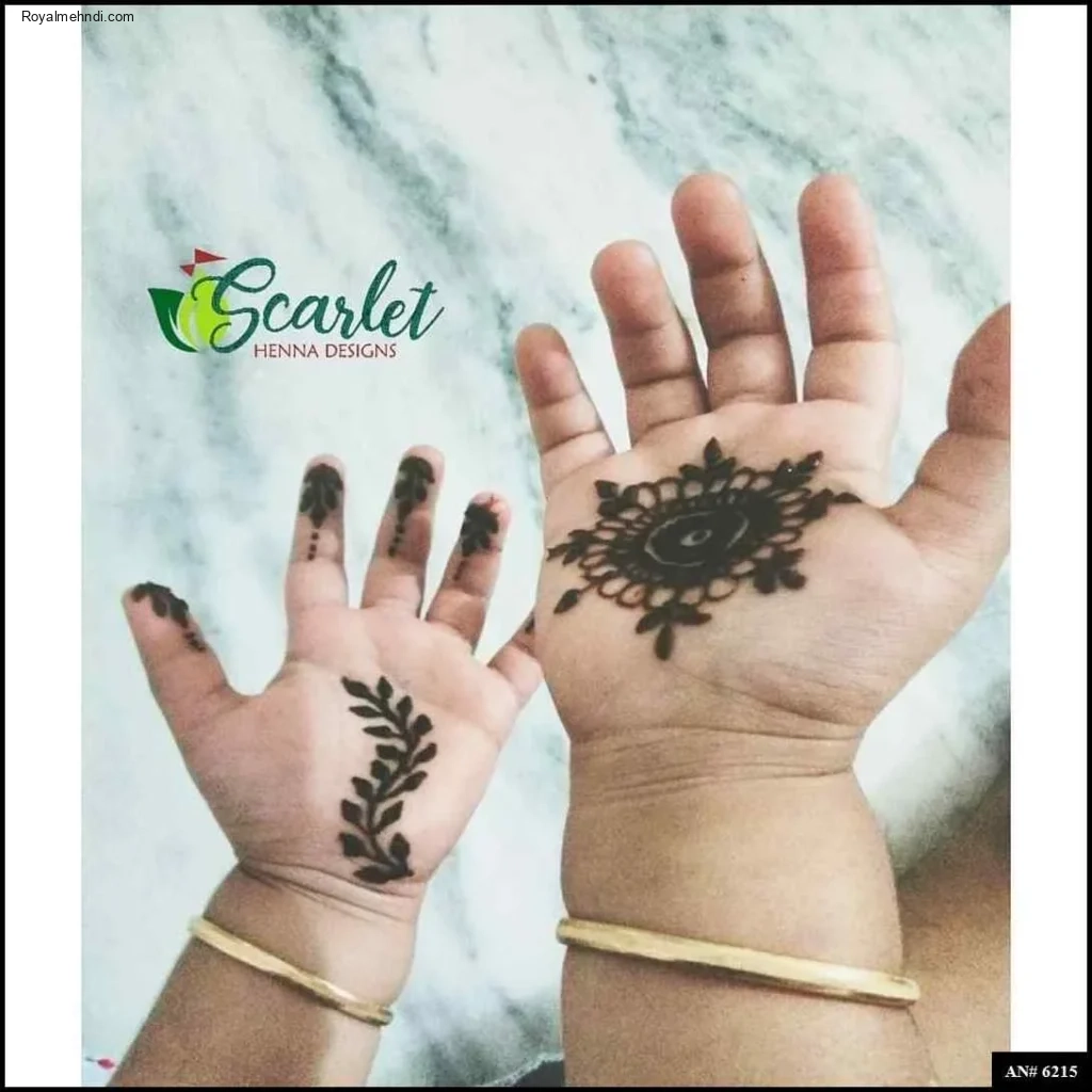 palm mehndi design