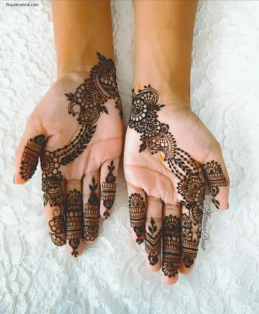 palm mehndi design