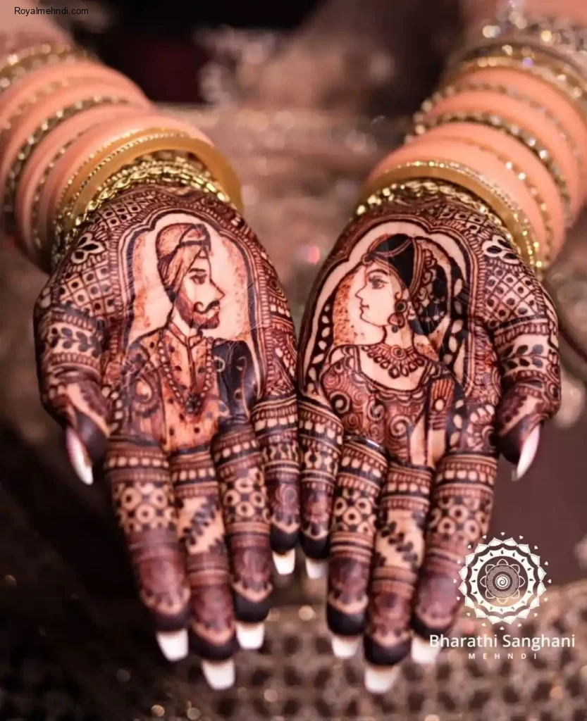 palm mehndi design