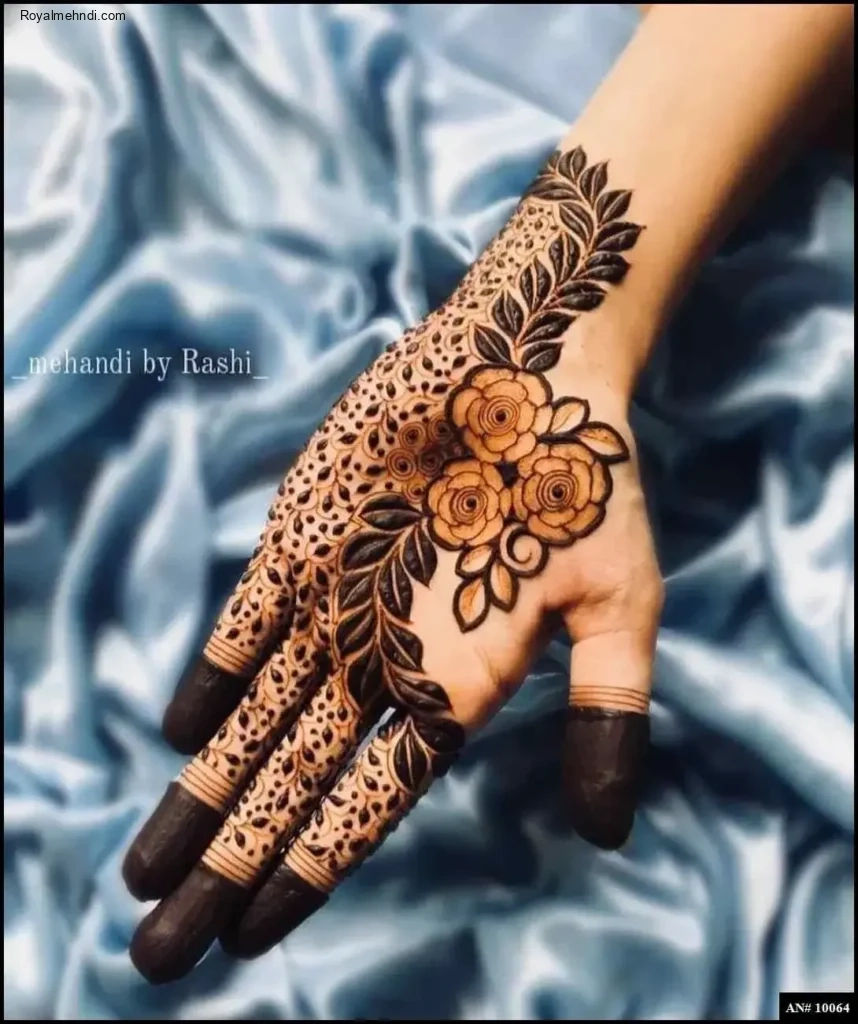 palm mehndi design