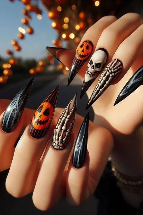 Halloween nail designs