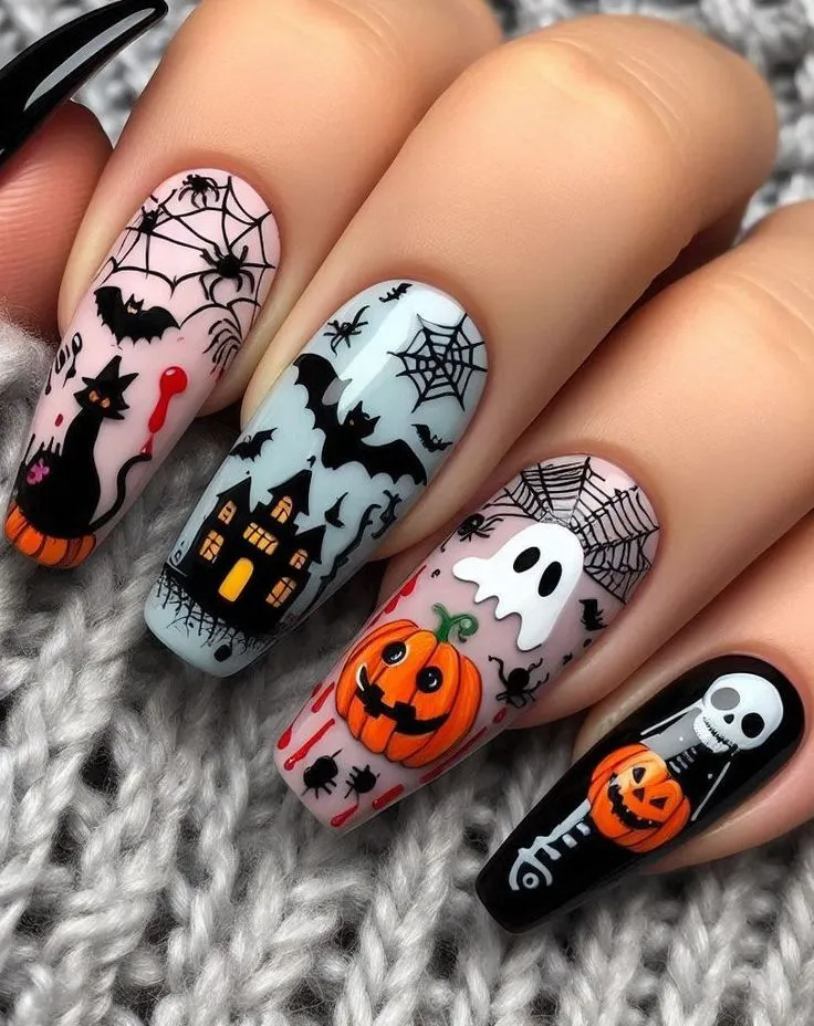 Halloween nail designs