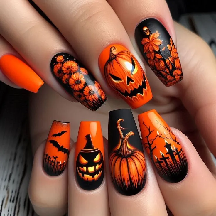 Halloween nail designs
