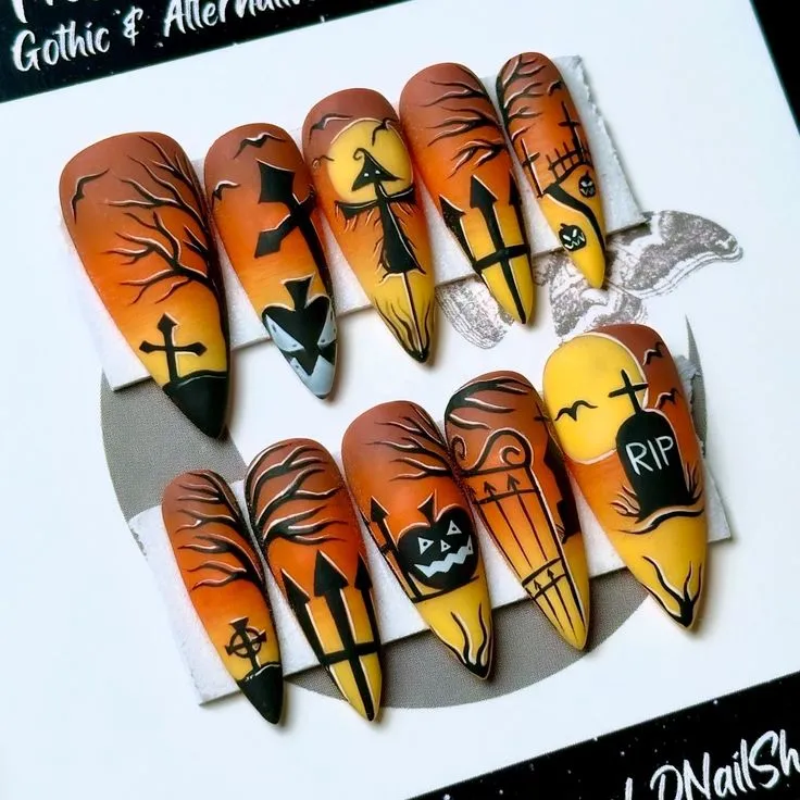 Halloween nail designs