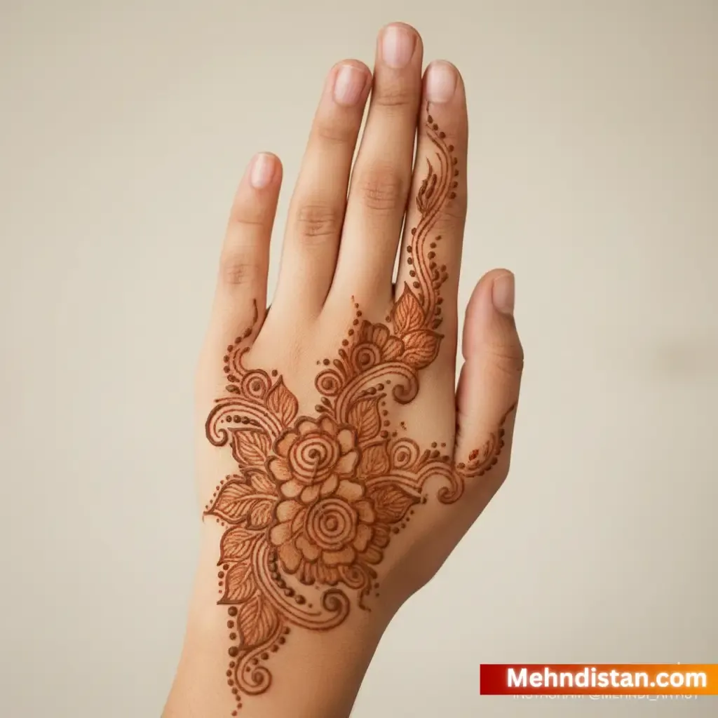 Instagram Khafif Mehndi Design