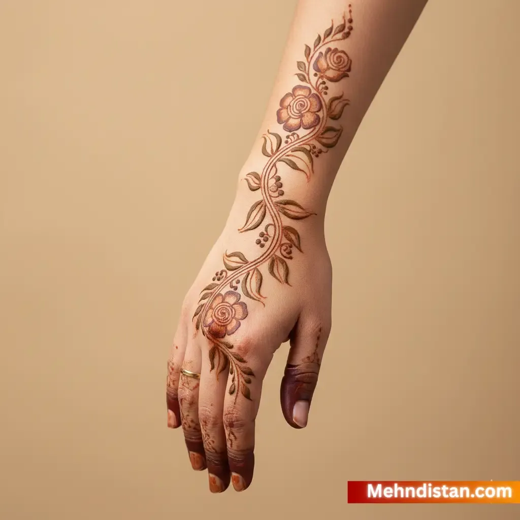 Khafif Mehndi Design