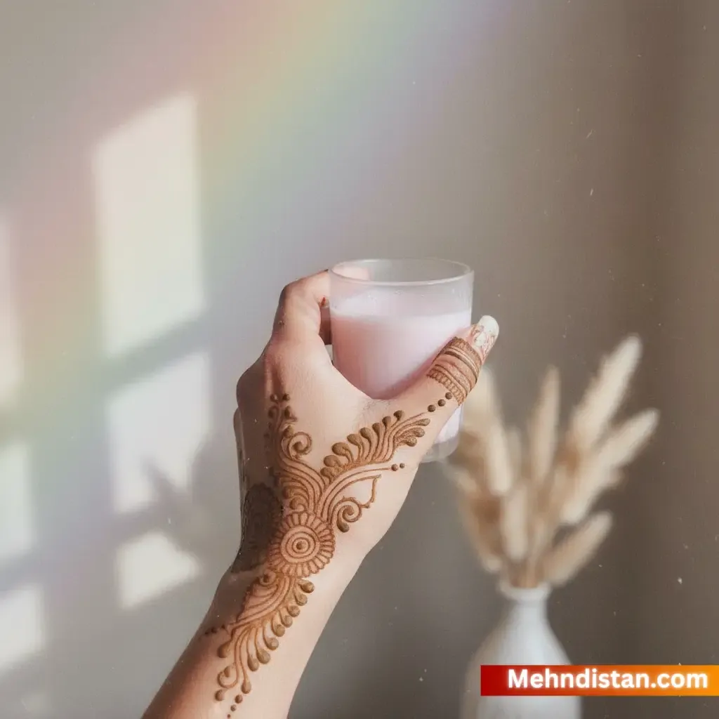 Simple Khafif Mehndi Design