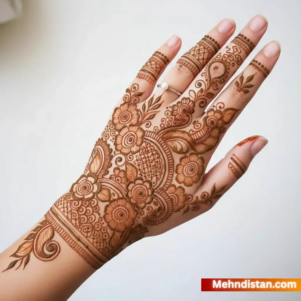 Simple Khafif Mehndi Design