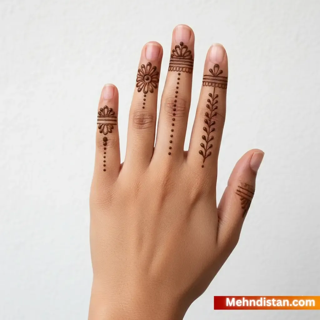 Stylish Khafif Mehndi Design