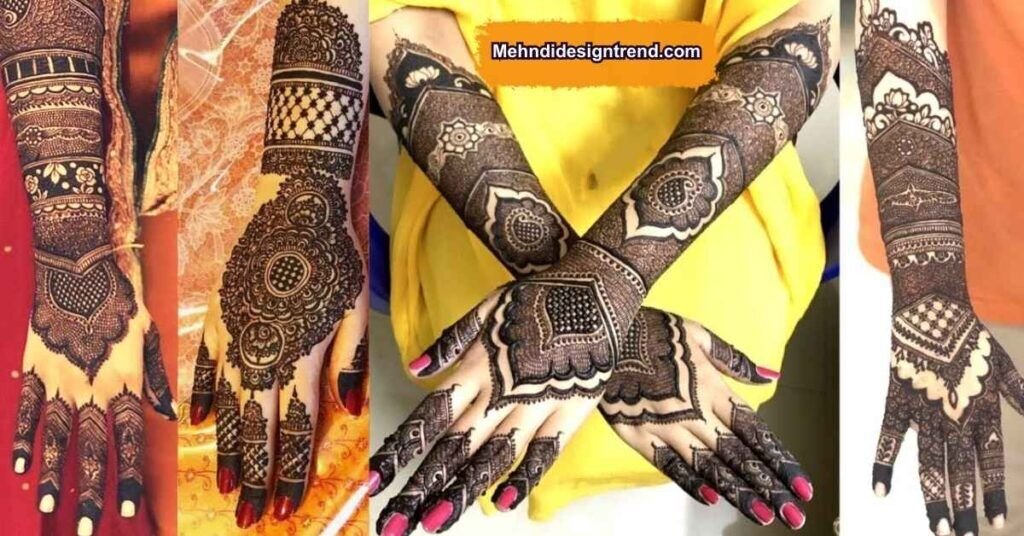 Bridal Stylish Back Hand Mehndi Design