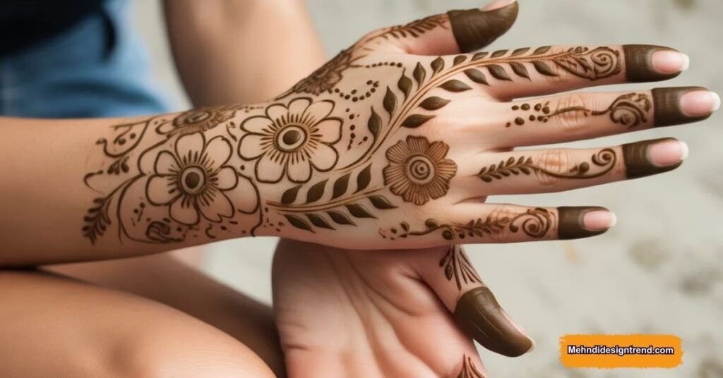 Floral & Nature Inspired Mehndi Patterns