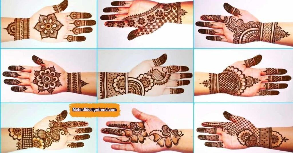 Flower Stylish Back Hand Mehndi Design