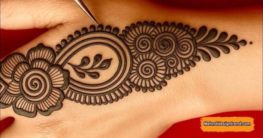 Modern Full Hand Mehndi Art