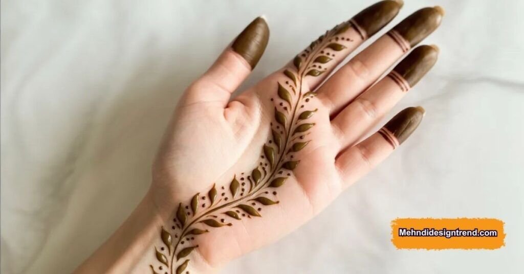 Pinterest Stylish Simple Mehndi Design Inspiration