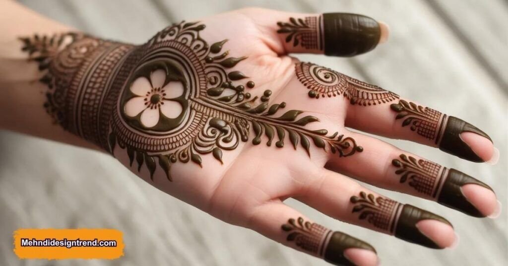 Royal Arabic Mehndi Design for Hands