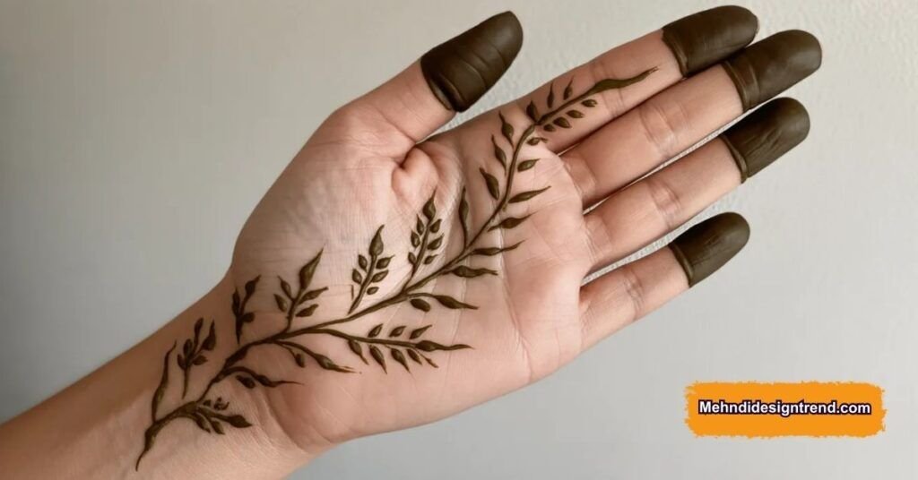 Stylish Easy Front Hand Simple Mehndi Design