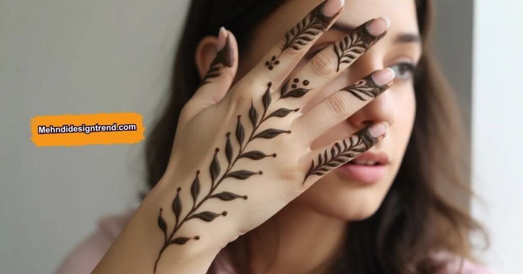 Stylish Simple Mehndi Design