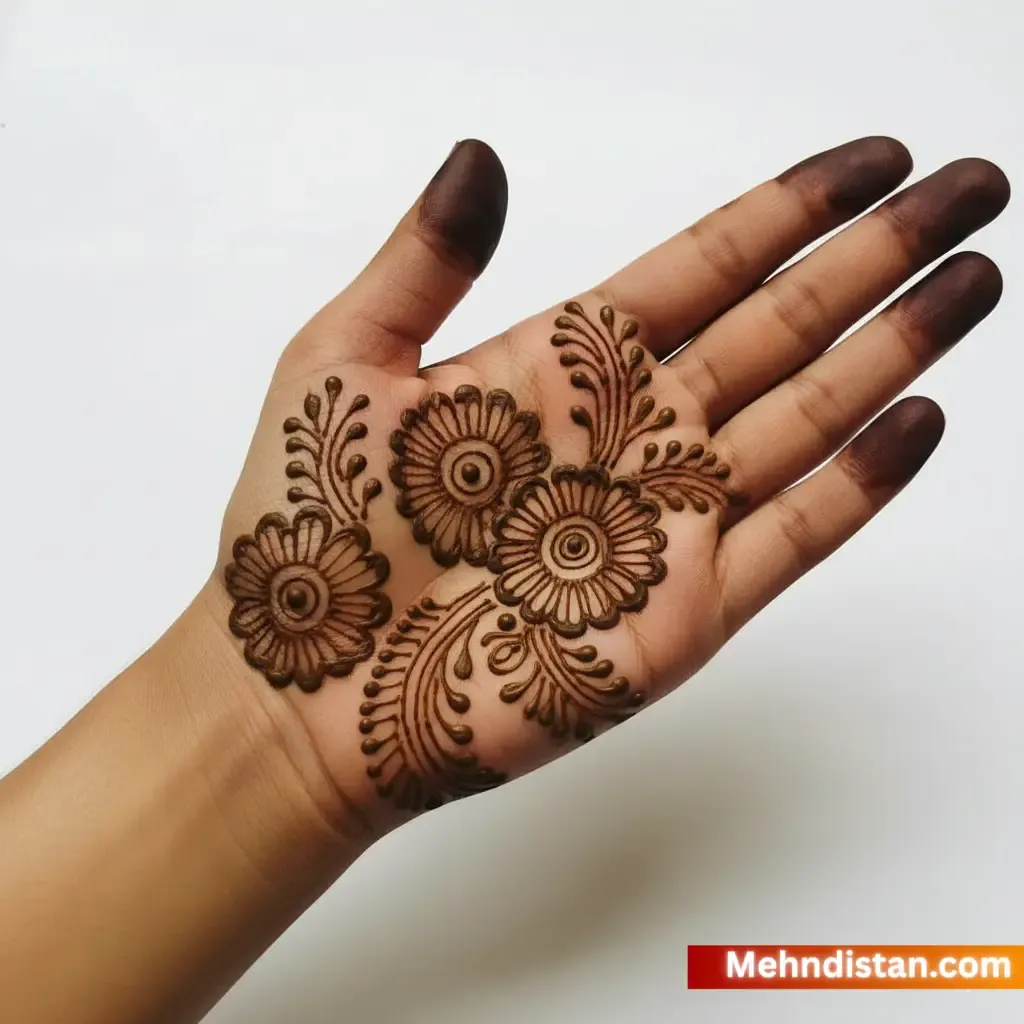 Front Full Hand Mehndi Design
