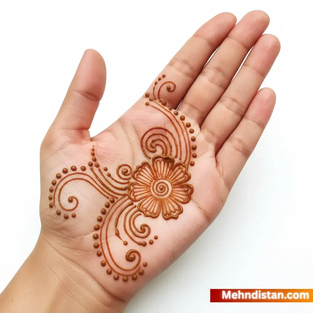 Front Hand Mehndi Design