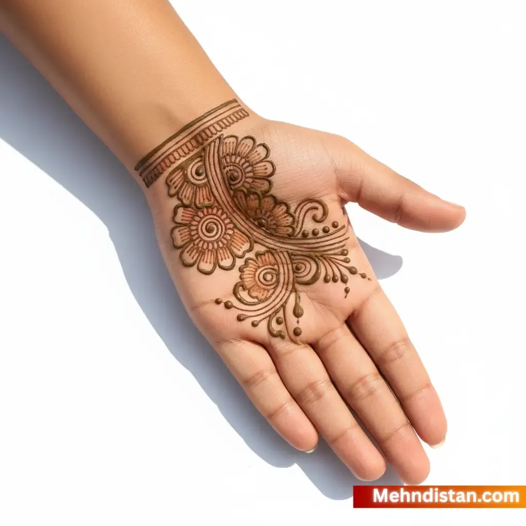 Front Hand Mehndi Design