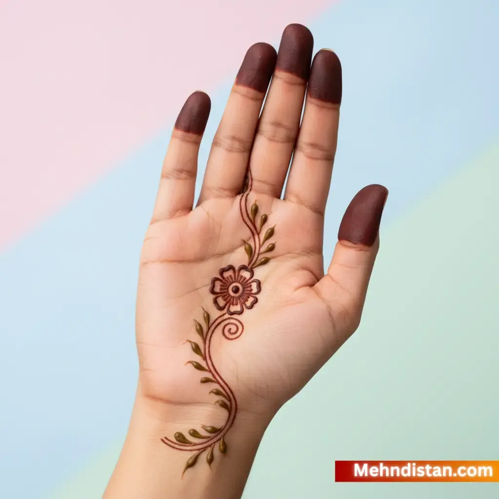 Front Hand Mehndi Design
