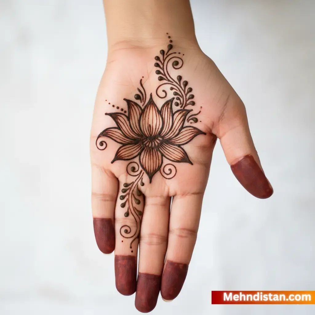 Front Hand Mehndi Design