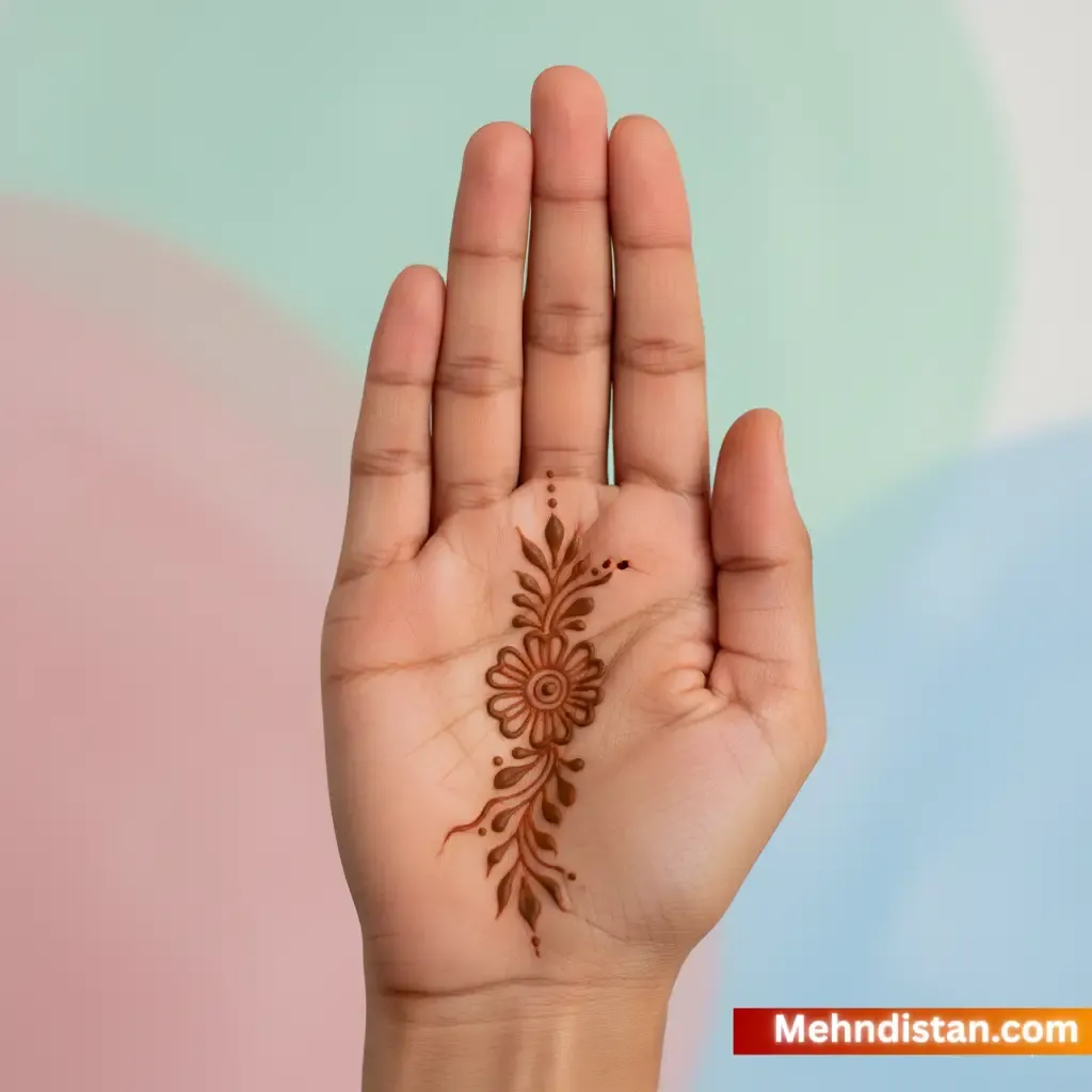 Mehndi Design Front Hand