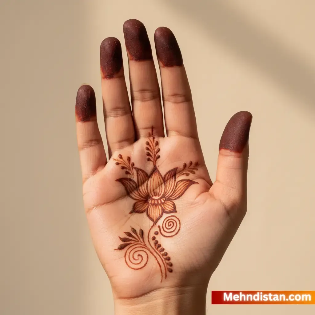 Mehndi Design Front Hand