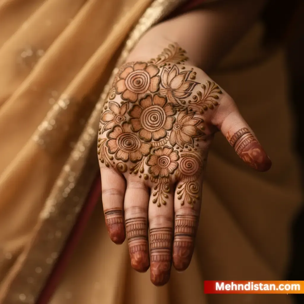 Mehndi Design Front Hand