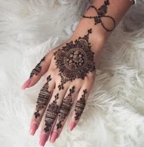 Muslim Mehndi Design idea