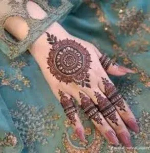 Muslim Mehndi Design idea