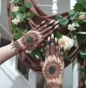 Muslim Mehndi Design idea