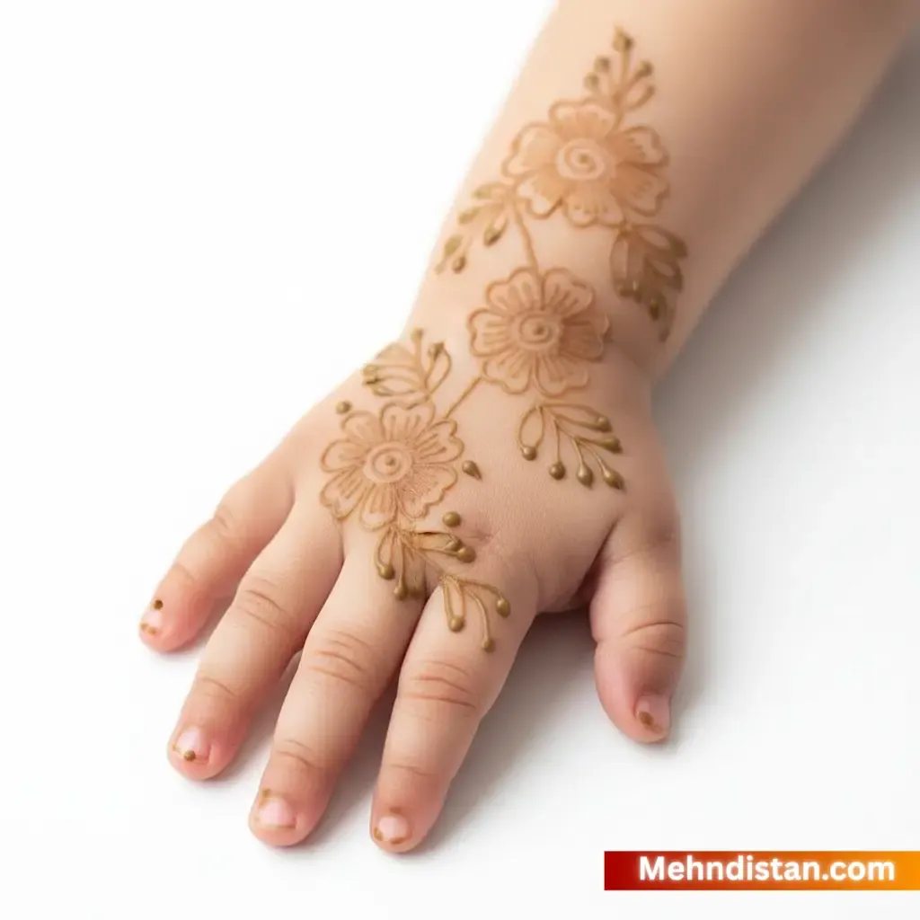 Girl Mehndi Design idea