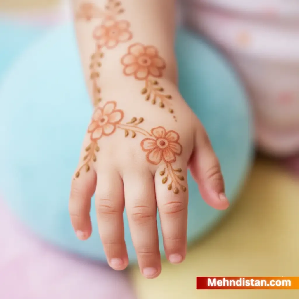 Girl Mehndi Design idea