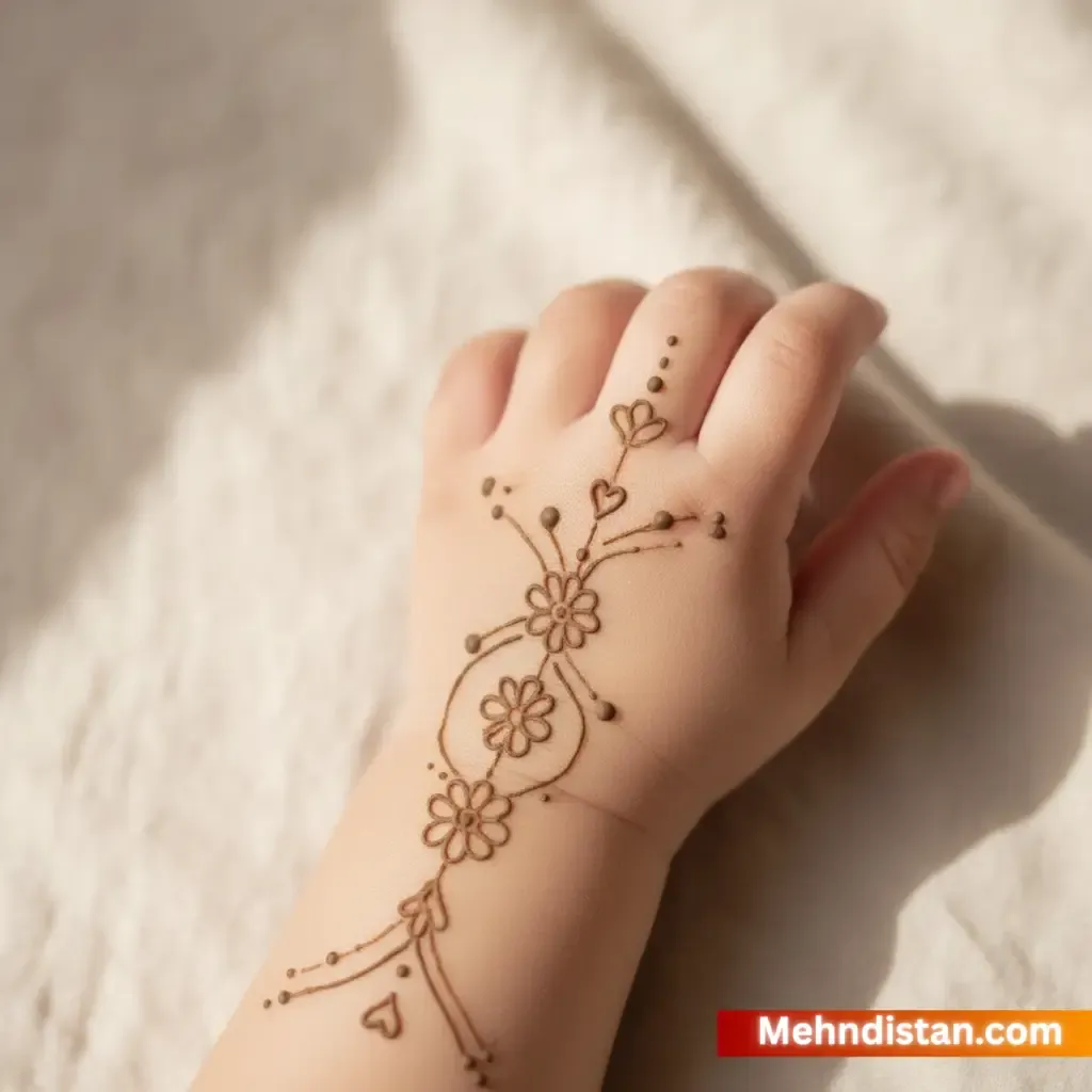 Girl Mehndi Design idea