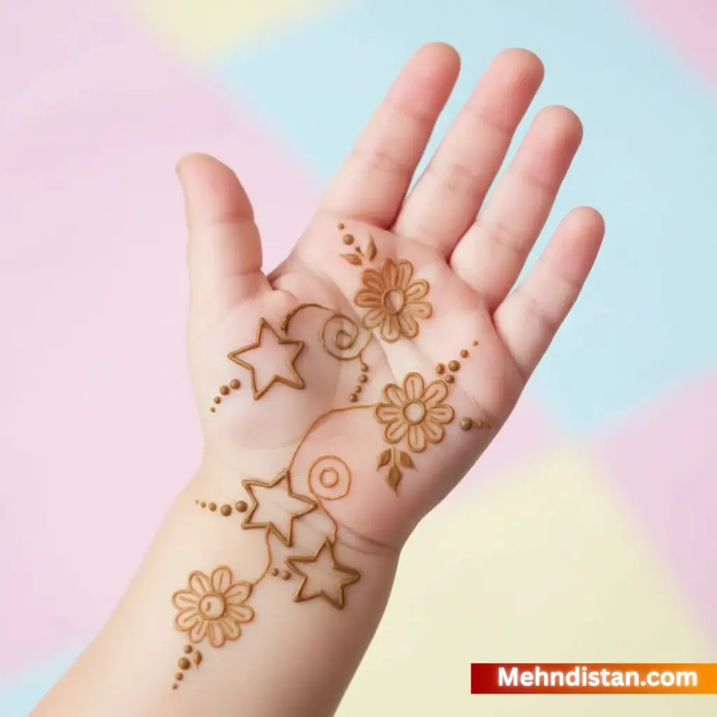 Girl Mehndi Design idea