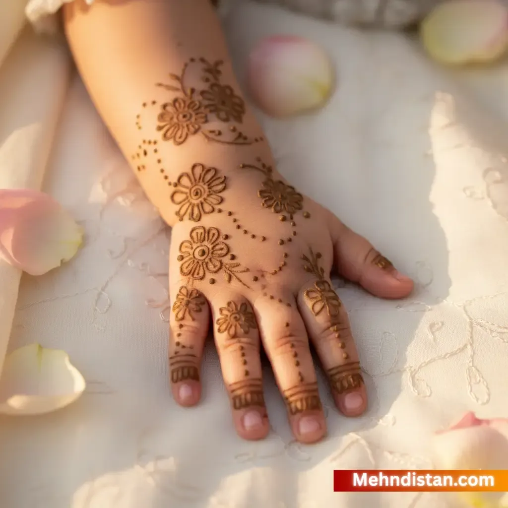Girl Mehndi Design idea