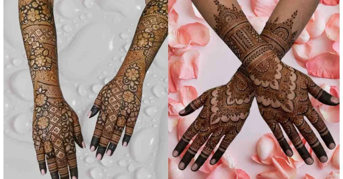 Back Hand Bharwa Mehndi Design