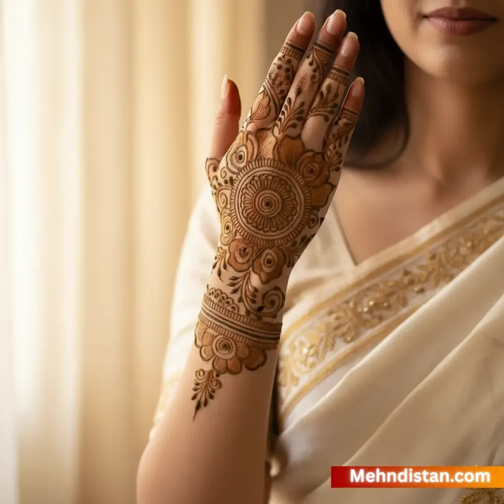 Girl Mehndi Design idea