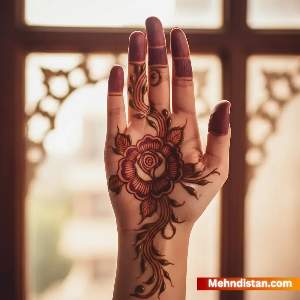 Girl Mehndi Design idea
