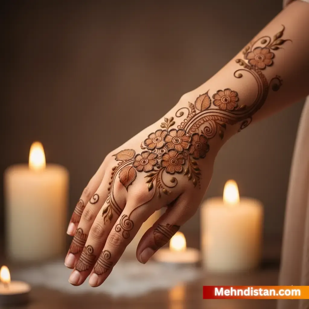 Girl Mehndi Design idea