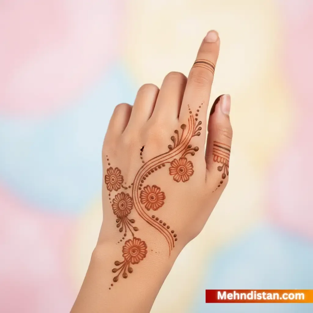 Girl Mehndi Design idea