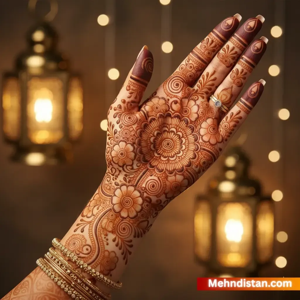 Girl Mehndi Design idea