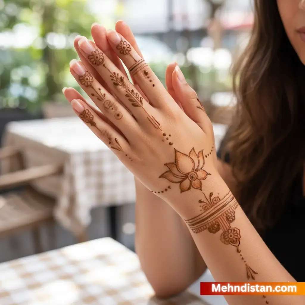 Girl Mehndi Design idea