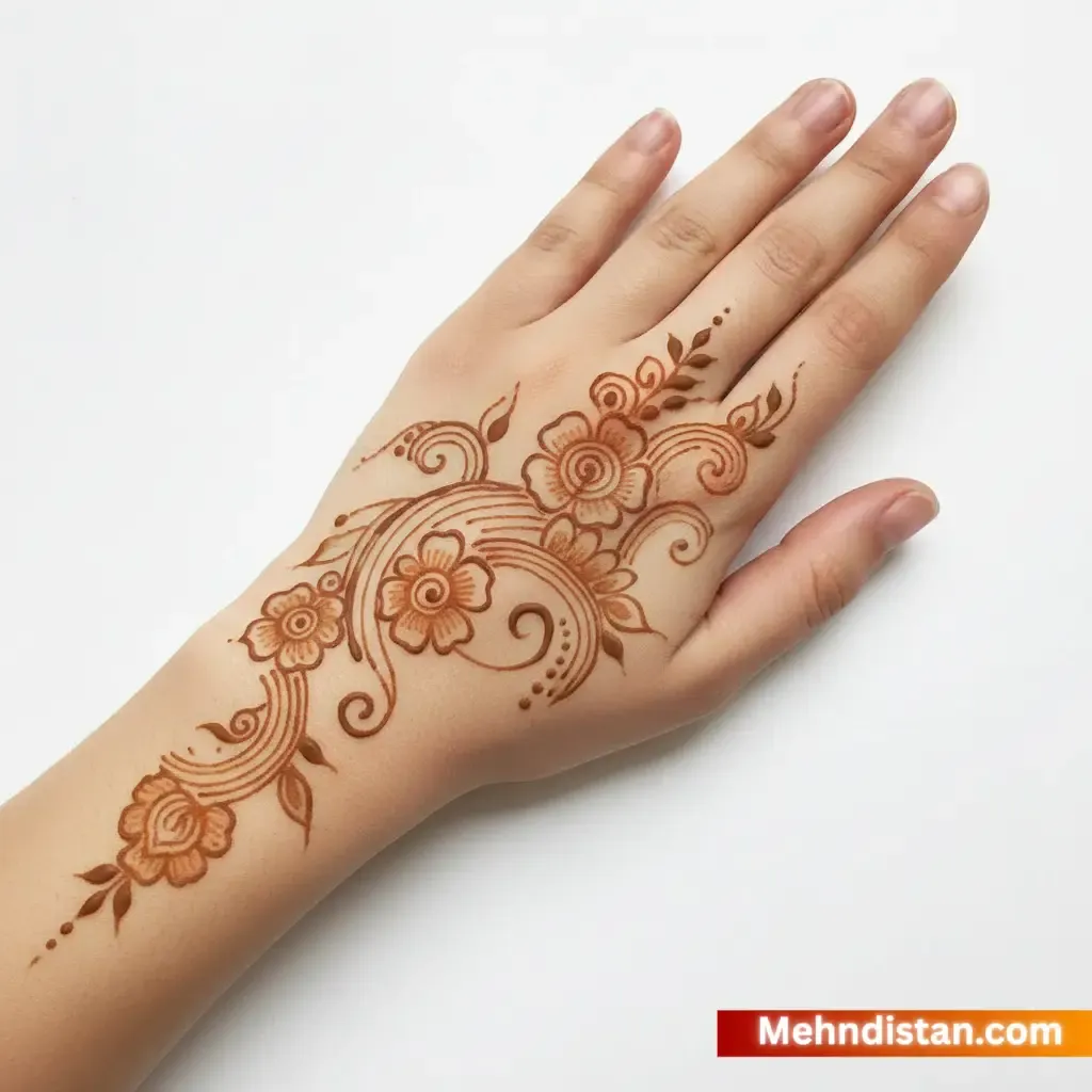Girl Mehndi Design idea